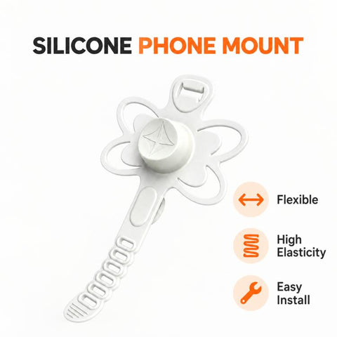 CYCLAMi HW-190 Silicone Phone Mount for Mountain Bike, HW-190