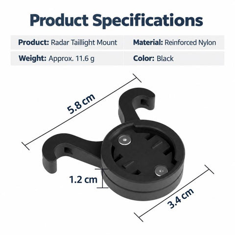 CYCLAMi S11 Universal Bike Radar Tail Light Bracket, S11