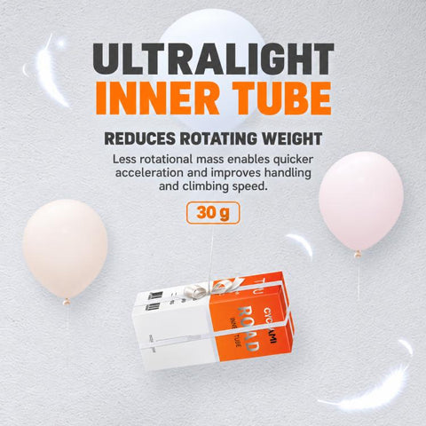 CYCLAMi Ultra Light Bicycle TPU Inner Tube, 30g-Road-PV45mm, 30g-Road-PV65mm, 30g-Road-PV85mm, 46g-Gravel-PV45mm, 46g-Gravel-PV65mm