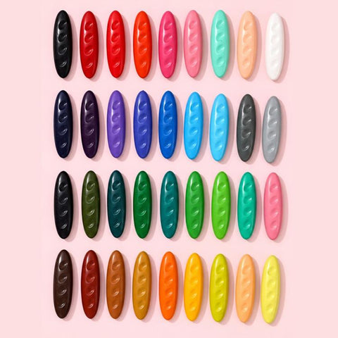 Children Plastic Color Crayons Nut Washable Crayons, 12 Colors, 24 Colors, 36 Colors