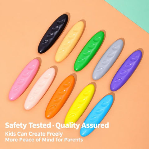 Children Plastic Color Crayons Nut Washable Crayons, 12 Colors, 24 Colors, 36 Colors