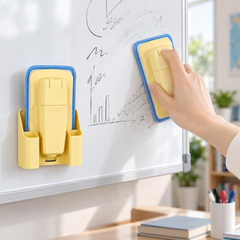 Magnetic Spray Board Eraser, Wet and Dry Use Detachable Washable Blackboard Eraser