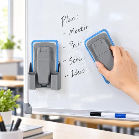 Magnetic Spray Board Eraser, Wet and Dry Use Detachable Washable Blackboard Eraser