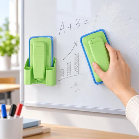Magnetic Spray Board Eraser, Wet and Dry Use Detachable Washable Blackboard Eraser