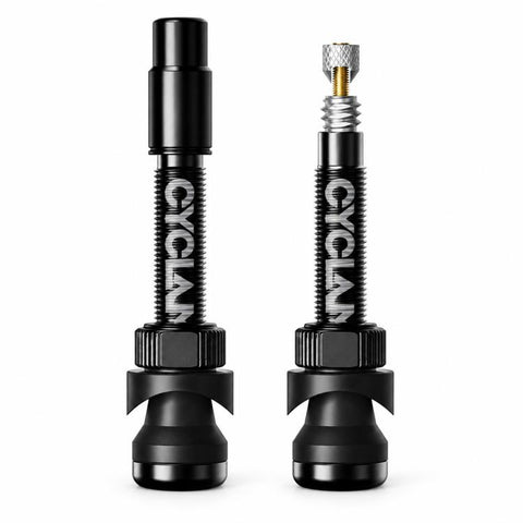CYCLAMi 1 Pair Bicycle Tubeless Valve Aluminum Presta Valve Extender Accessory, 45mm, 65mm, 85mm