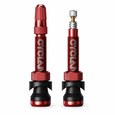 CYCLAMi 1 Pair Bicycle Tubeless Valve Aluminum Presta Valve Extender Accessory, 45mm, 65mm, 85mm