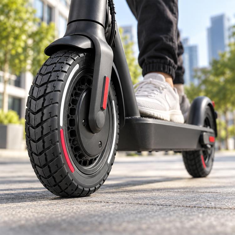 AIMITE Electric Scooter 45mm Slot Solid Tire, Size: 60 / 65-6.9 inch, For Ninebot MAX G2 (Black Red White)