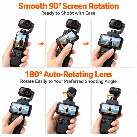 DV11 1.97-inch HD Handheld Gimbal Pocket Camera Outdoor Sports Recorder