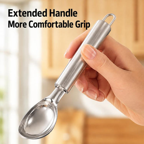 LsCook Thick 304 Stainless Steel Ice Cream Spoon