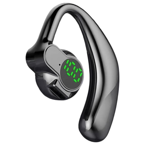 Ear-Hook Design Smart Digital Display Bluetooth Sports Earphones