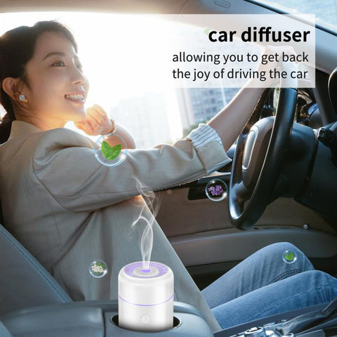 SS46 Mini Colorful 100ml Car Air Freshener Humidifier