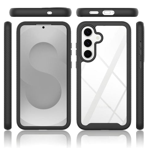 Starry Sky Solid Color Shockproof TPU Clear PC Phone Case, For Galaxy S26 FE 5G
