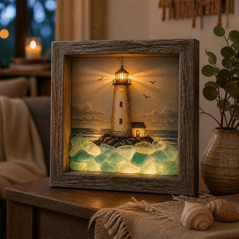 DIY Lighted Halloween Ornament Shadow Box Night Light Kit, 22.1x17.1x4.6cm, 31.8x22.8x4.6cm