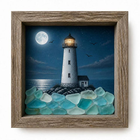 DIY Lighted Halloween Ornament Shadow Box Night Light Kit, 22.1x17.1x4.6cm, 31.8x22.8x4.6cm