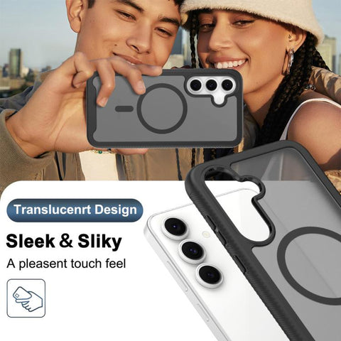 Starry Sky Matte Magnetic TPU Hybrid PC Phone Case, For Galaxy S26 FE 5G