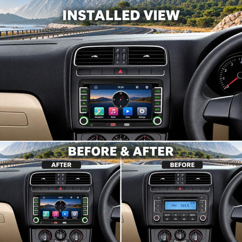 Car MP5 Player Phone Connectivity Bluetooth Reversing Camera for Volkswagen, F9080W 8 inch