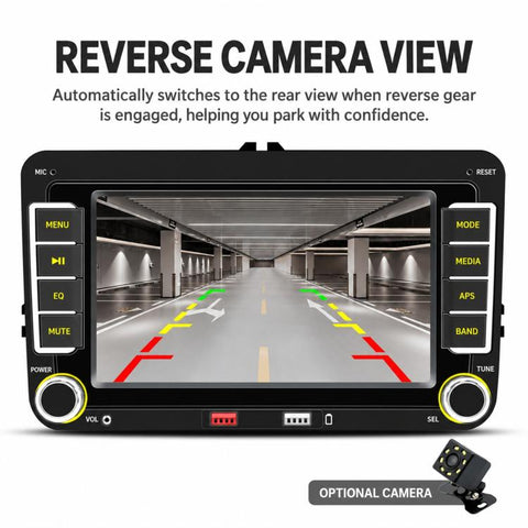 Car MP5 Player Phone Connectivity Bluetooth Reversing Camera for Volkswagen, F9080W 8 inch