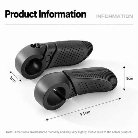 WEST BIKING 1 Pair Ergonomic Bicycle Rest Bar Mountain Bike Thumb Bar Ends, YP0804101