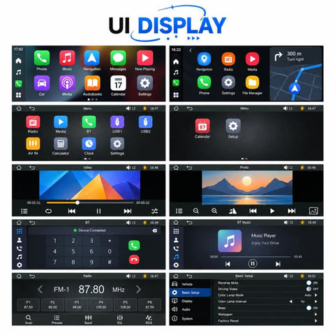 6.86 inch Car MP5 Player Wireless CarPlay/Android Auto Bluetooth HD Display for Ford F150 1998-2007, For Ford F150 1998-2007
