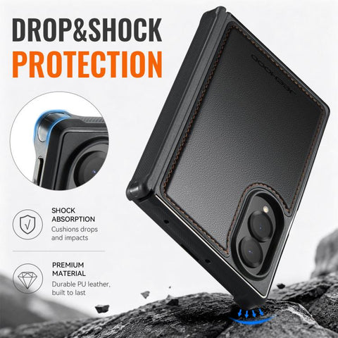 JEEHOOD J05 Business Magnetic Phone Case, For Galaxy Z Fold8 5G
