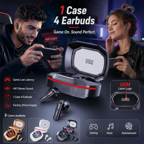 Y230 Low Latency Stereo Touch Control Wireless Gaming Earbuds