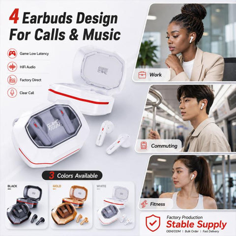 Y230 Low Latency Stereo Touch Control Wireless Gaming Earbuds