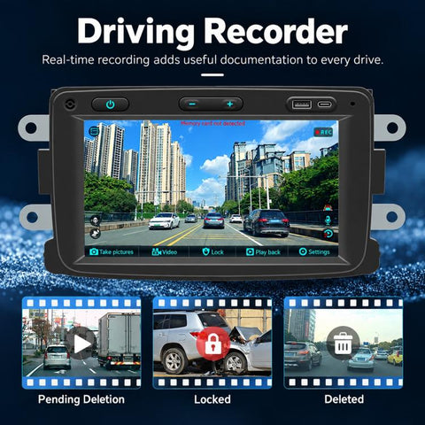 7 inch Car MP5 Player Wireless Central Control Smart Screen for Renault Dacia 2016–2018, For Renault Dacia 2016–2018