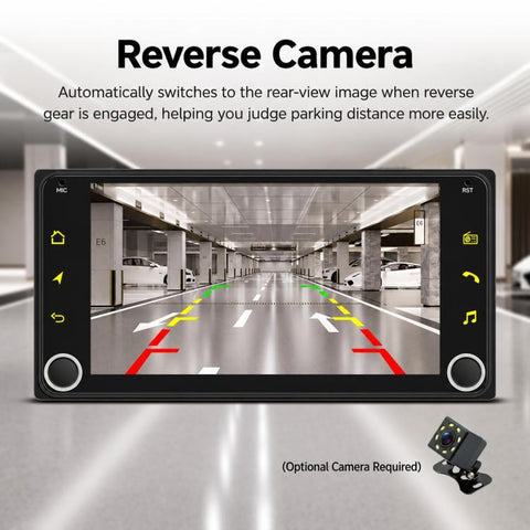 7 inch Car MP5 Player Wireless Central Control Smart Screen with Button for Toyota Corolla, with Button