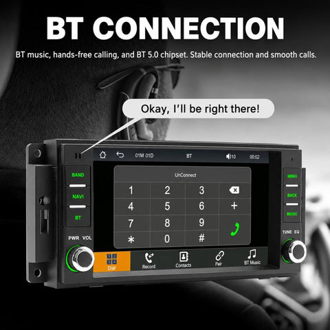 7 inch Car MP5 Player Wireless Central Control Smart Screen for Jeep Wrangler, For Jeep Wrangler