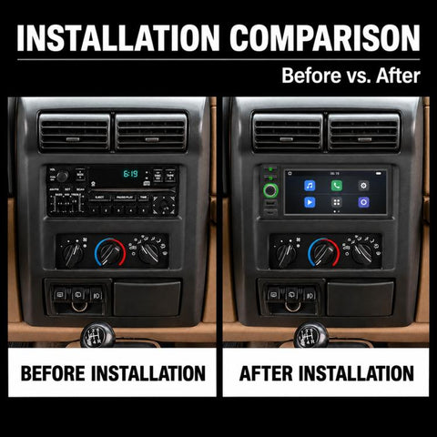 6.86 inch Car MP5 Player Wireless Central Control Smart Screen for Jeep, For Jeep