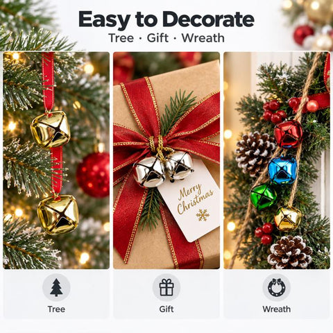 Christmas Trees Metal Cross Jingle Bell Charms, 200 PCS/Pack 6mm, 200 PCS/Pack 8mm, 100 PCS/Pack 10mm, 100 PCS/Pack 12mm, 100 PCS/Pack 13mm, 100 PCS/Pack 15mm, 100 PCS/Pack 18mm, 100 PCS/Pack 20mm, 100 PCS/Pack 25mm, 100 PCS/Pack 27mm, 100 PCS/Pack 30m...