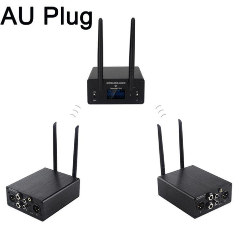 Measy AU680AR2 XLR Wireless Audio Transmitter and Receiver x 2 Set, US Plug, EU Plug, UK Plug, AU Plug