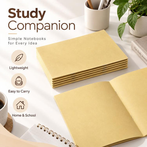 Braille Writing Practice Notebook, Learning Supplies for the Visually Impaired, Single Notebook, 2 Notebook, 3 Notebook, 5 Notebook