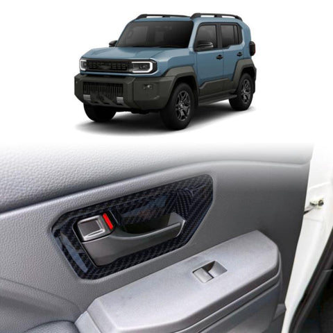 4 PCS/Pack Car Inside Door Bowl Handle Decorative Protective Frame for Toyota Land Cruiser FJ 2026
