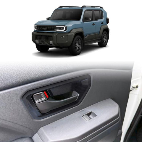 4 PCS/Pack Car Inside Door Bowl Handle Decorative Protective Frame for Toyota Land Cruiser FJ 2026