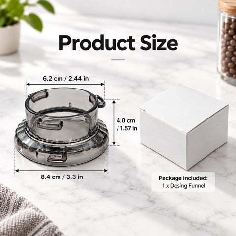 54mm Coffee Dosing Funnel Anti Spill Ring for Breville Espresso Portafilters