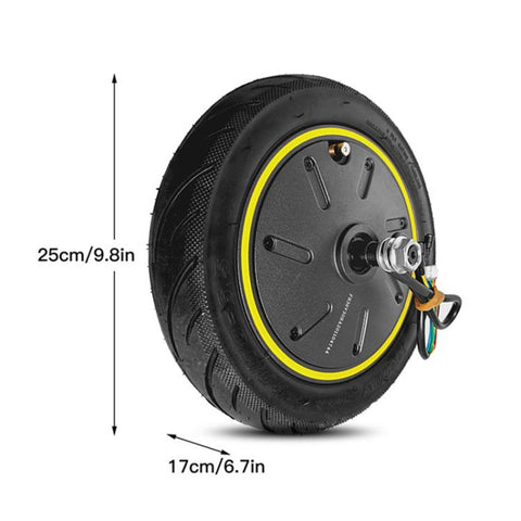 Electric Scooter Fount Hub Motor Assembly with Tire for Ninebot MAX G30 / G30D , Length: 37cm, Fount Hub Motor Assembly