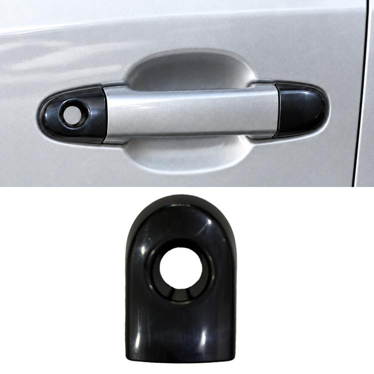 Car Exterior Door Handle Cap Cover for Nissan Tiida 2007-2012, Perforated Cap 80641-EL12A FL, Holeless Cap  80640-EL12A RH