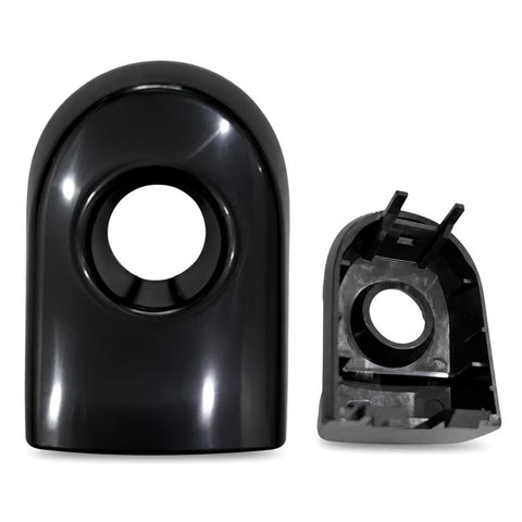 Car Exterior Door Handle Cap Cover for Nissan Tiida 2007-2012, Perforated Cap 80641-EL12A FL, Holeless Cap  80640-EL12A RH