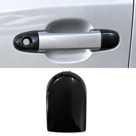 Car Exterior Door Handle Cap Cover for Nissan Tiida 2007-2012, Perforated Cap 80641-EL12A FL, Holeless Cap  80640-EL12A RH