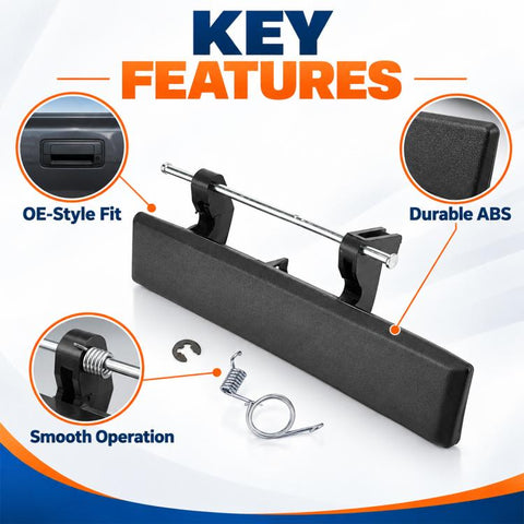 Car Tailgate Handle for Nissan Navara D40 NP300 Pickup 2005-2014, 90606-EA810