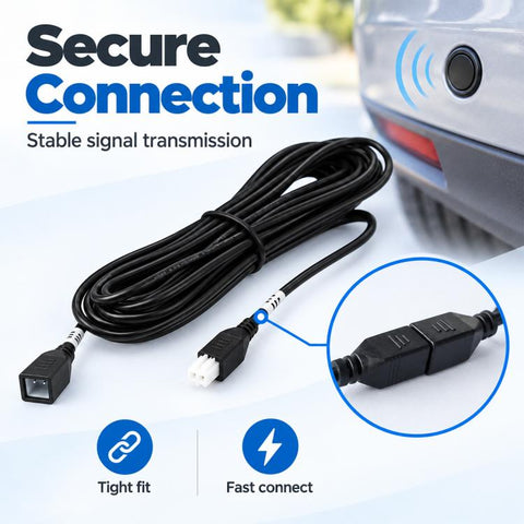 Car Front Parking Sensor Extension Cable, 2m, 4.5m