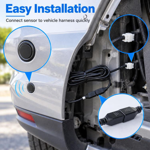 Car Front Parking Sensor Extension Cable, 2m, 4.5m