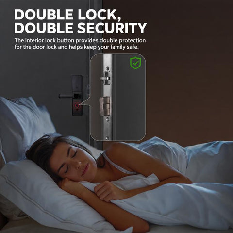 WDL-B2 WiFi Graffiti Smart Entrance Door Fingerprint Password Lock, without Lock Body