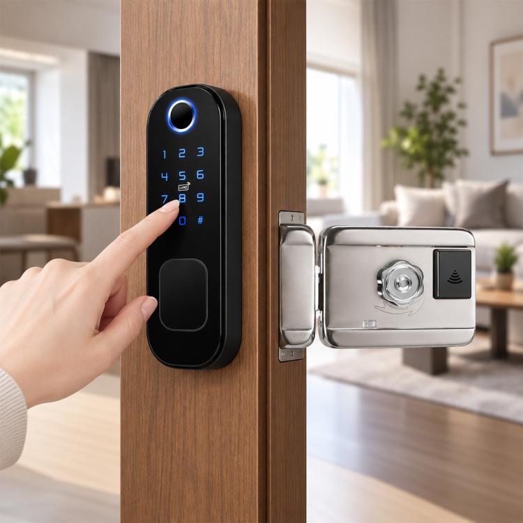 WDL-R5 WiFi Graffiti Smart Anti-theft Fingerprint Door Lock