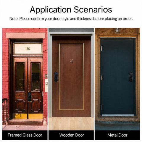 WDL-R5 WiFi Graffiti Smart Anti-theft Fingerprint Door Lock