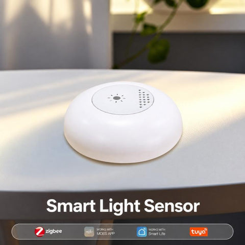 APP Control Smart Light Sensor Compatible With ZigBee Tuya Lighting Brightness Detector