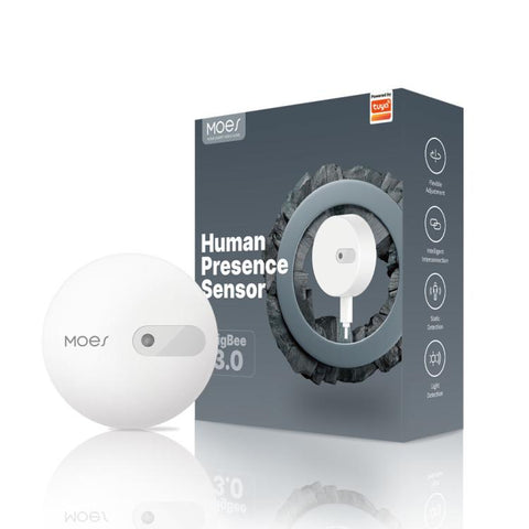 Compatible With ZigBee Tuya Smart Home Human Presence Sensor 24GHz Radar Motion Detection Sensor with App Timer