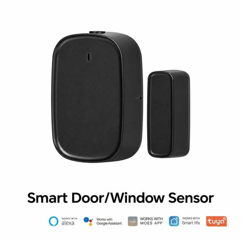 Compatible With ZigBee Smart Home Door Sensor with App Timer Smart Security Door Window Alarm