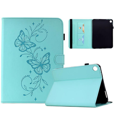 Dual-Butterfly Embossed Vegan Leather Tablet Case, For Galaxy Tab A11 / A9, For Galaxy Tab A 10.1 2019 / T510